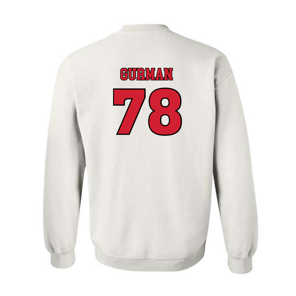Rutgers - NCAA Football : Miron Gurman - Sports Shersey Crewneck Sweatshirt-1
