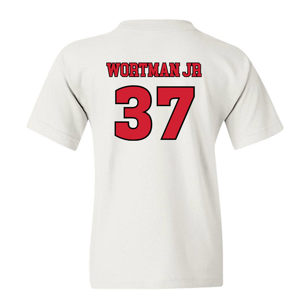 Rutgers - NCAA Football : RJ Wortman Jr - Sports Shersey Youth T-Shirt-1