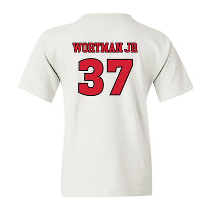 Rutgers - NCAA Football : RJ Wortman Jr - Sports Shersey Youth T-Shirt-1