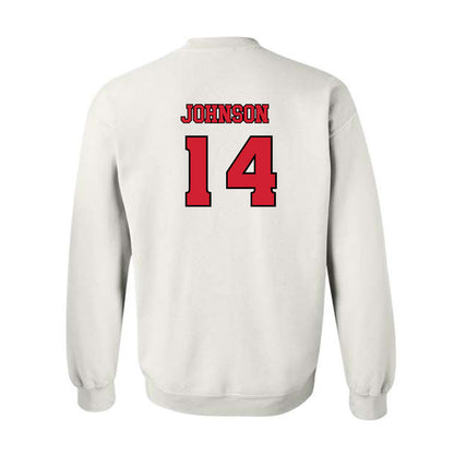 Rutgers - NCAA Football : RJ Johnson - Sports Shersey Crewneck Sweatshirt-1