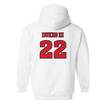 Rutgers - NCAA Football : Michael Dukes III - Sports Shersey Hooded Sweatshirt-1