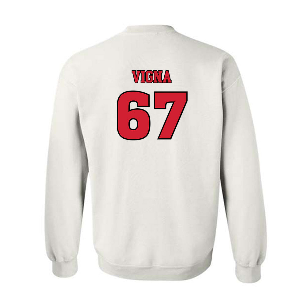 Rutgers - NCAA Football : Christopher Vigna - Sports Shersey Crewneck Sweatshirt-1