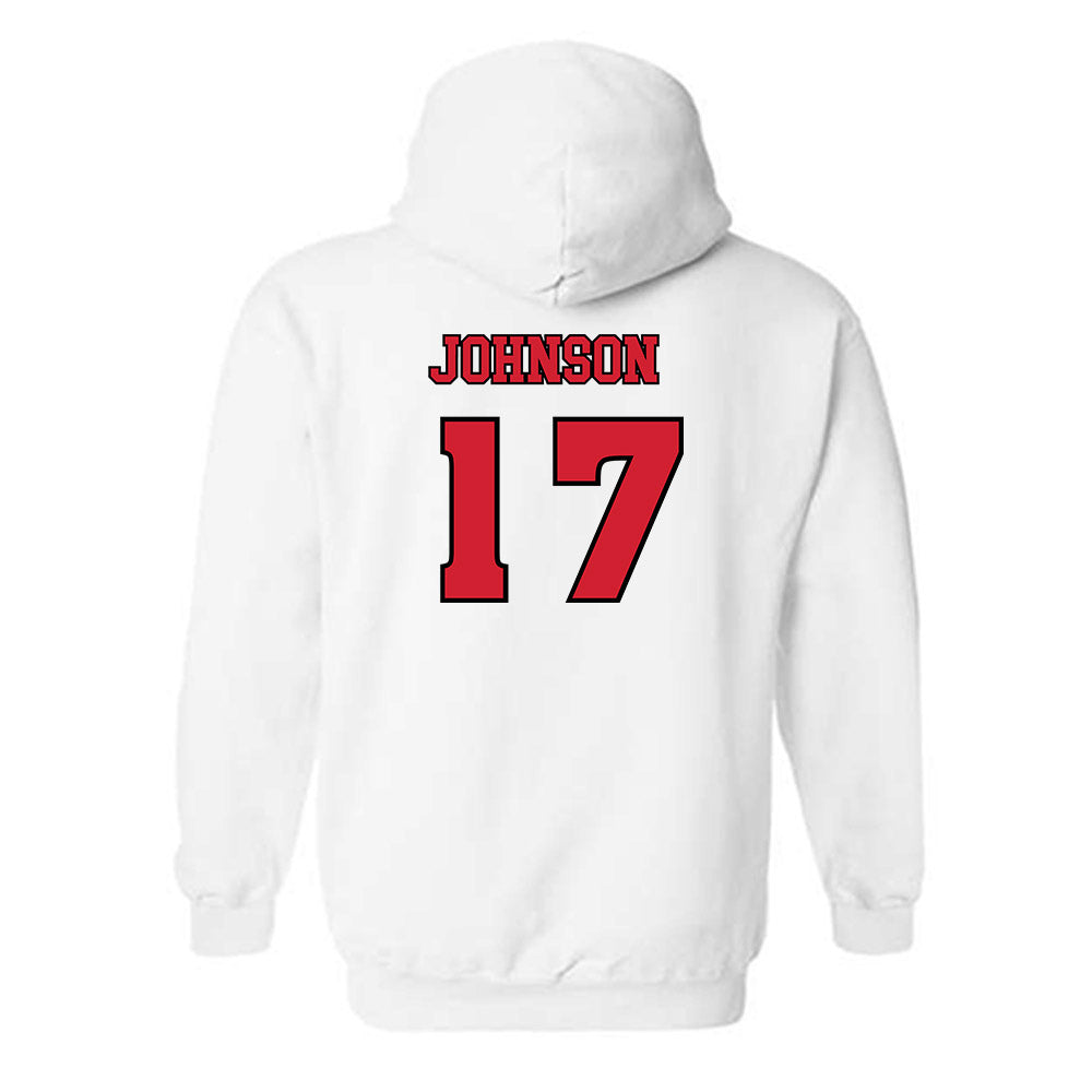 Rutgers - NCAA Football : MJ Johnson - Sports Shersey Hooded Sweatshirt-1