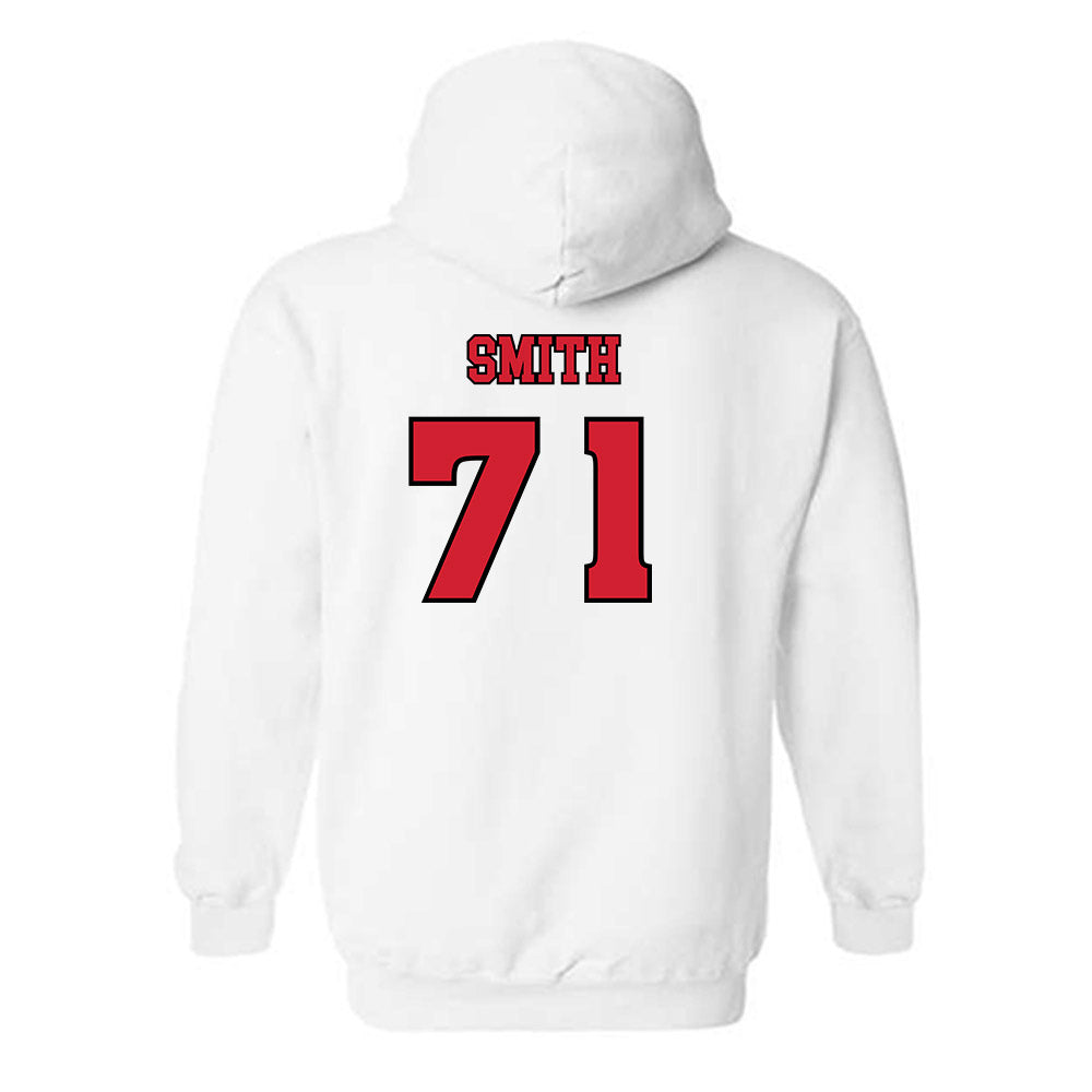 Rutgers - NCAA Football : Jared Smith - Sports Shersey Hooded Sweatshirt-1