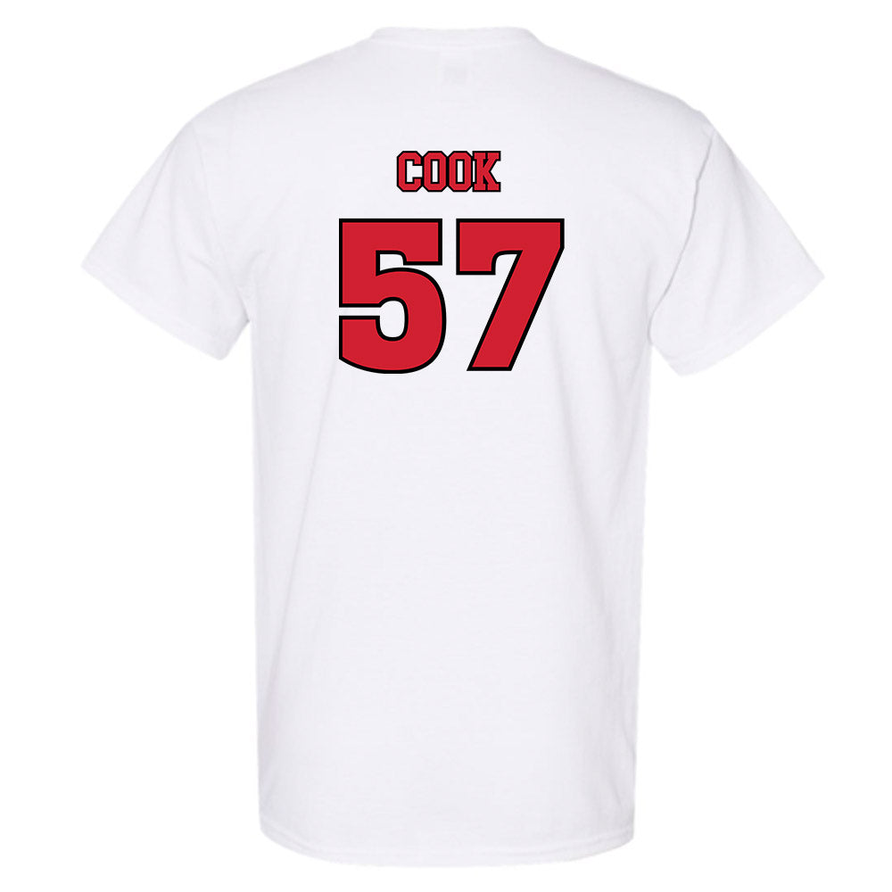 Rutgers - NCAA Football : Isaiah Cook - Sports Shersey T-Shirt-1