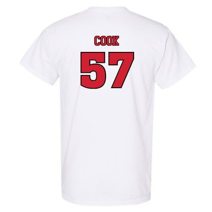 Rutgers - NCAA Football : Isaiah Cook - Sports Shersey T-Shirt-1