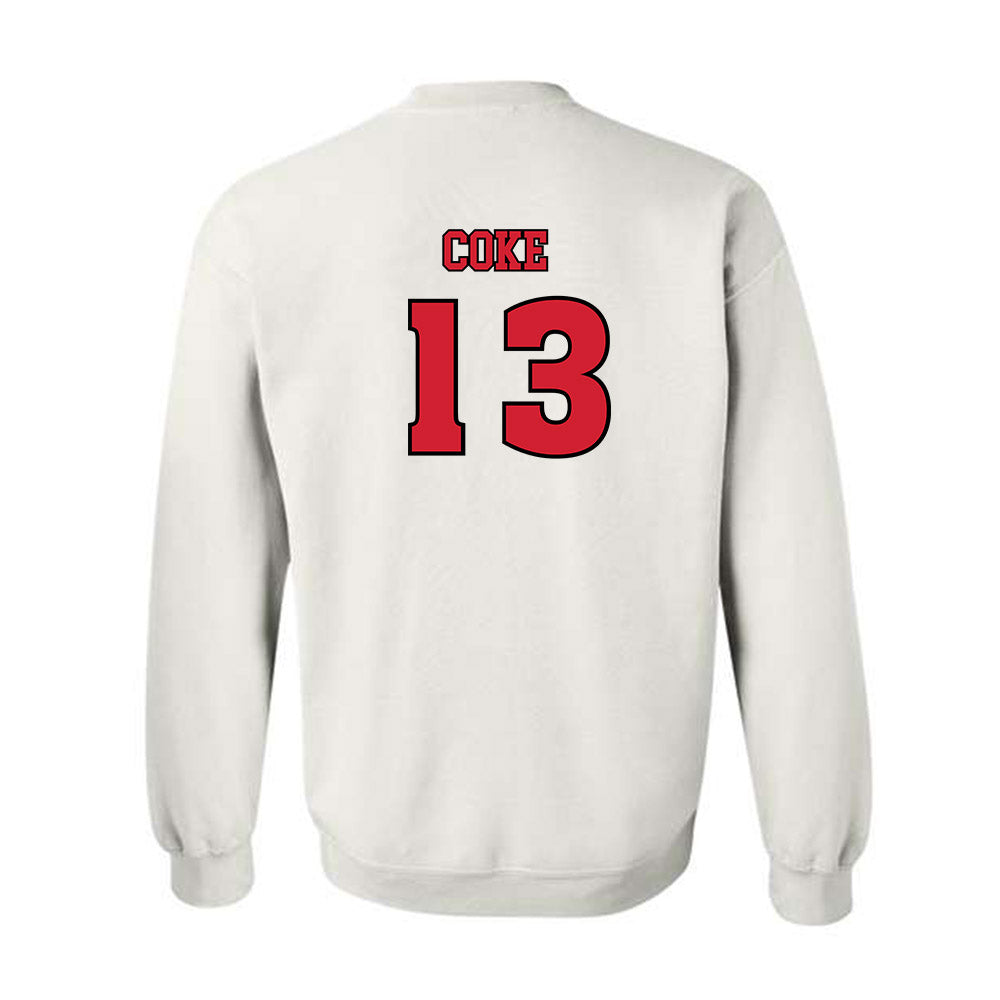 Rutgers - NCAA Football : Elias Coke - Sports Shersey Crewneck Sweatshirt-1