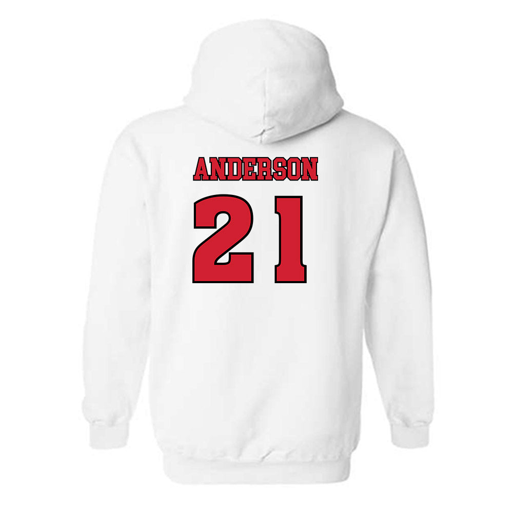 Rutgers - NCAA Football : Devonte Anderson - Sports Shersey Hooded Sweatshirt-1