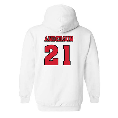 Rutgers - NCAA Football : Devonte Anderson - Sports Shersey Hooded Sweatshirt-1