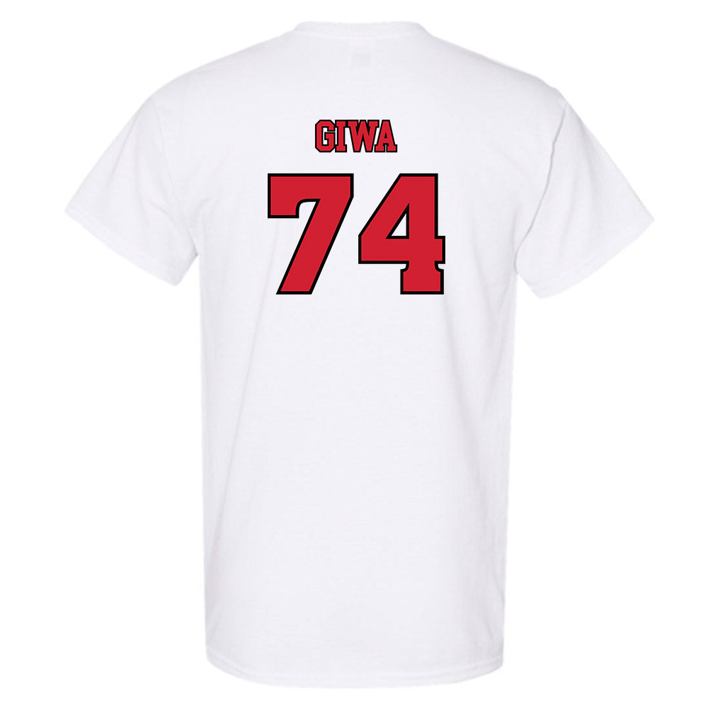 Rutgers - NCAA Football : Moshood Giwa - Sports Shersey T-Shirt-1