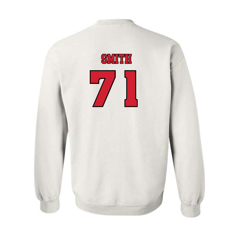 Rutgers - NCAA Football : Jared Smith - Sports Shersey Crewneck Sweatshirt-1