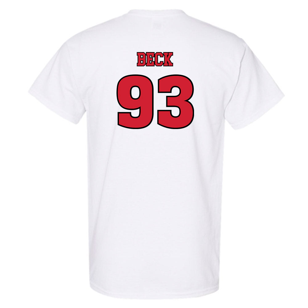 Rutgers - NCAA Football : Reece Beck - Sports Shersey T-Shirt-1