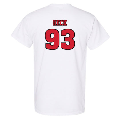 Rutgers - NCAA Football : Reece Beck - Sports Shersey T-Shirt-1