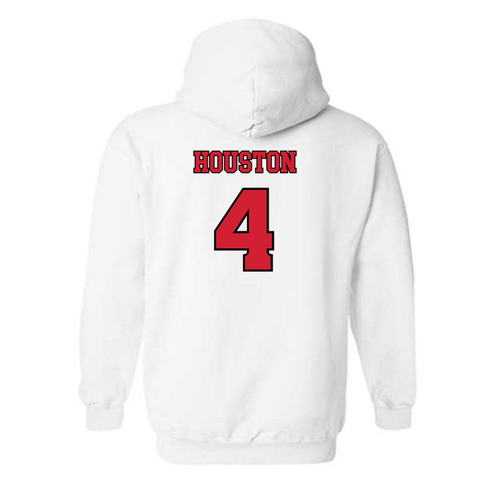 Rutgers - NCAA Football : Jourdin Houston - Sports Shersey Hooded Sweatshirt-1