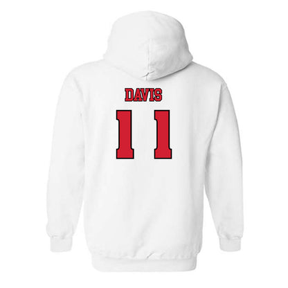 Rutgers - NCAA Football : Malachi Davis - Sports Shersey Hooded Sweatshirt-1