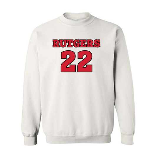 Rutgers - NCAA Football : Michael Clayton - Sports Shersey Crewneck Sweatshirt-0