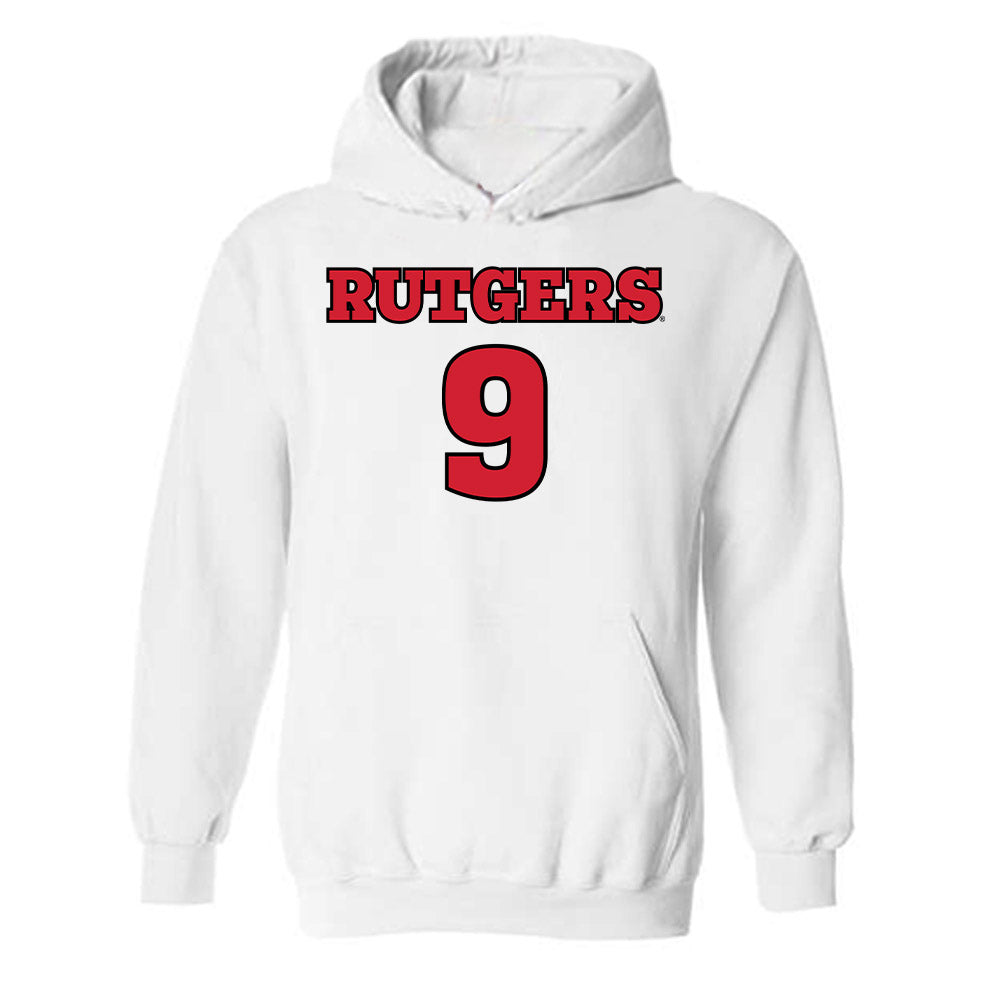Rutgers - NCAA Football : Clay Thevenin - Sports Shersey Hooded Sweatshirt-0