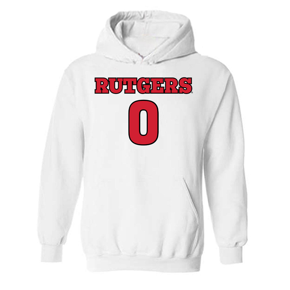 Rutgers - NCAA Football : Douglas Blue-Eli - Sports Shersey Hooded Sweatshirt-0