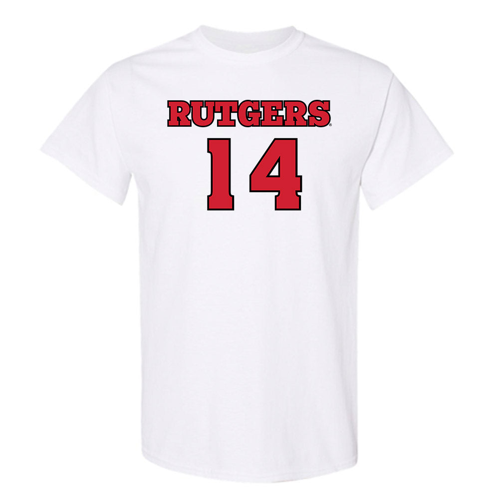 Rutgers - NCAA Football : Sah'nye Degraffenreidt - Sports Shersey T-Shirt-0