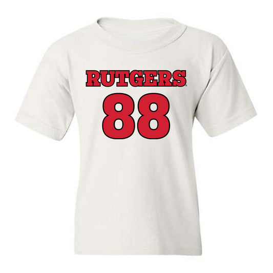 Rutgers - NCAA Football : Jyon Simon - Sports Shersey Youth T-Shirt-0
