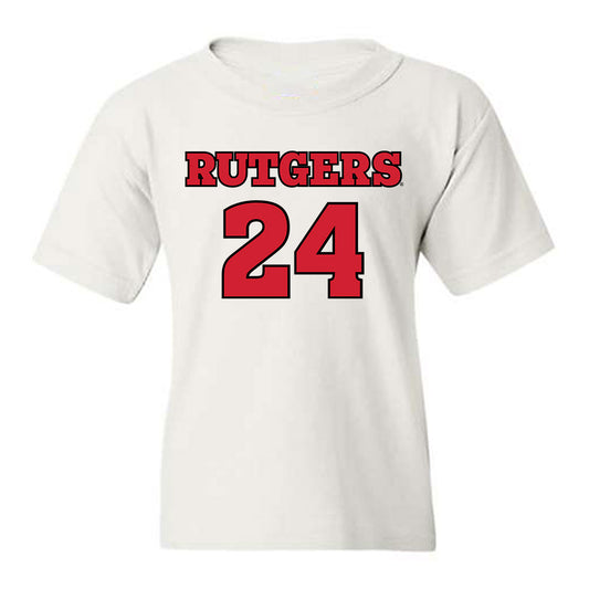Rutgers - NCAA Football : Benjamin Rothhaar - Sports Shersey Youth T-Shirt-0