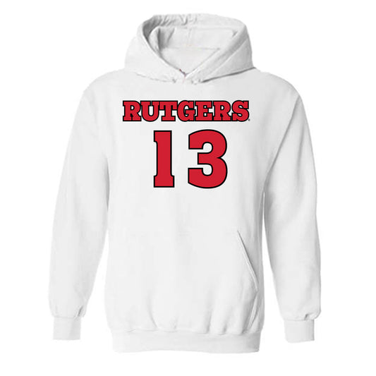 Rutgers - NCAA Football : DJ McClary - Sports Shersey Hooded Sweatshirt-0
