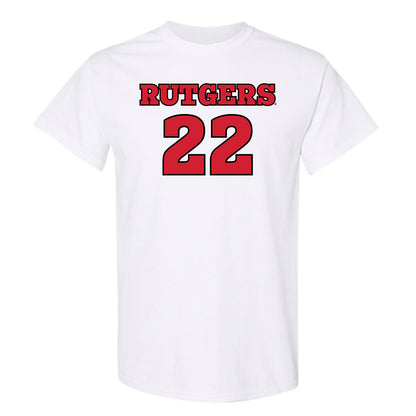 Rutgers - NCAA Football : Michael Dukes III - Sports Shersey T-Shirt-0