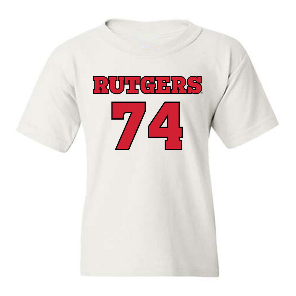 Rutgers - NCAA Football : Moshood Giwa - Sports Shersey Youth T-Shirt-0