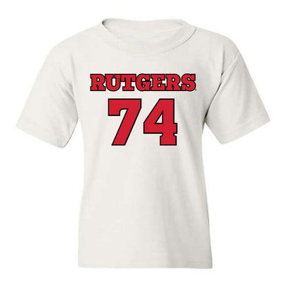 Rutgers - NCAA Football : Moshood Giwa - Sports Shersey Youth T-Shirt-0