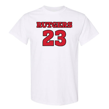 Rutgers - NCAA Football : Isaiah Deloatch - Sports Shersey T-Shirt-0