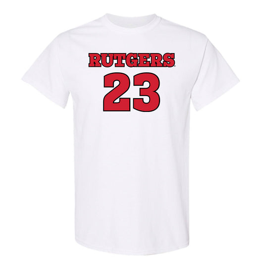 Rutgers - NCAA Football : Isaiah Deloatch - Sports Shersey T-Shirt-0