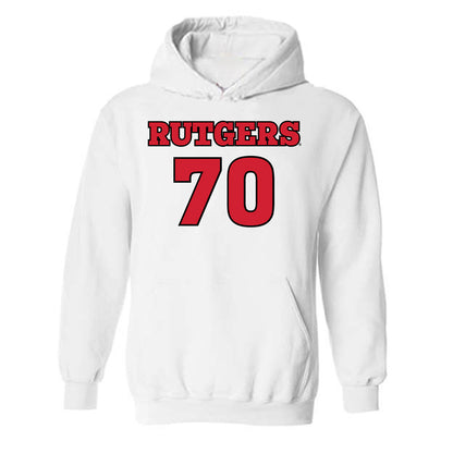 Rutgers - NCAA Football : Cameron Greene - Sports Shersey Hooded Sweatshirt-0