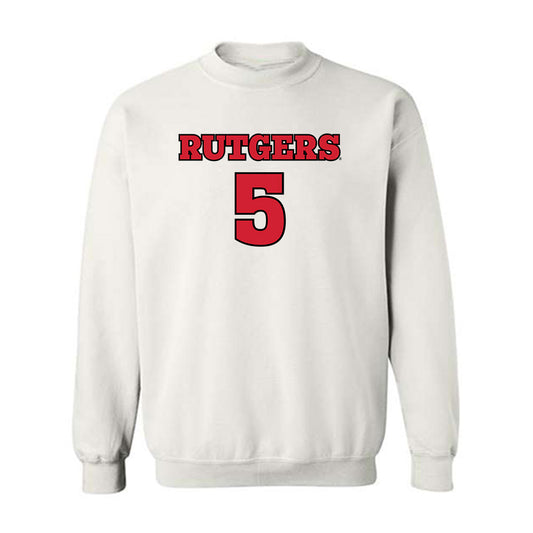 Rutgers - NCAA Football : Bradlee Jones - Sports Shersey Crewneck Sweatshirt-0