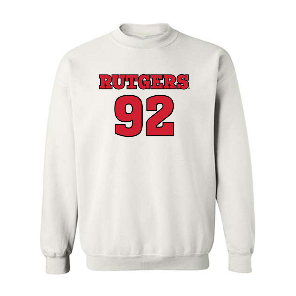 Rutgers - NCAA Football : Jermaine Polk - Sports Shersey Crewneck Sweatshirt-0