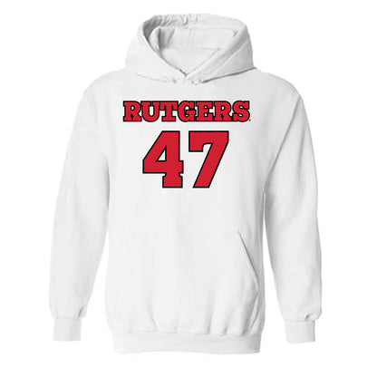 Rutgers - NCAA Football : Austin Dean - Sports Shersey Hooded Sweatshirt-0
