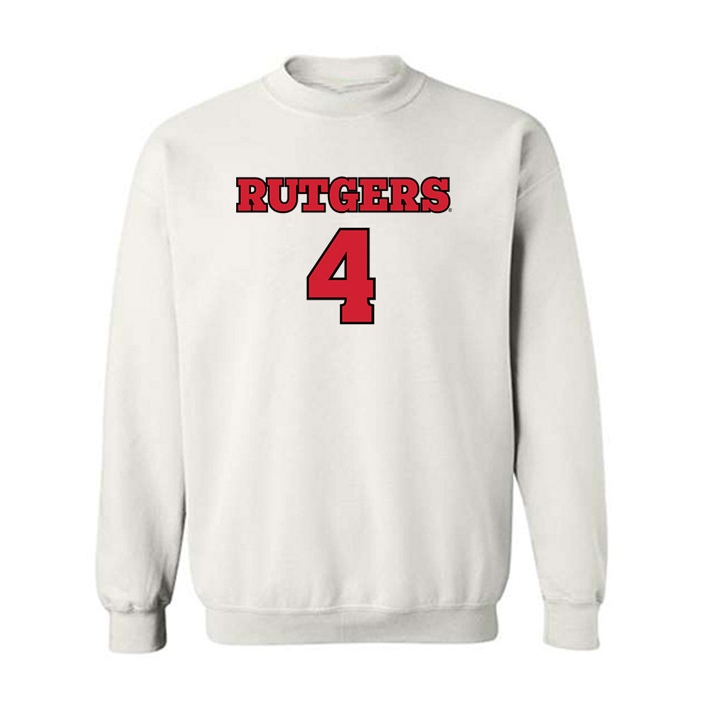 Rutgers - NCAA Football : Kevyn Humes - Sports Shersey Crewneck Sweatshirt-0
