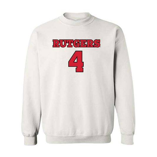 Rutgers - NCAA Football : Kevyn Humes - Sports Shersey Crewneck Sweatshirt-0