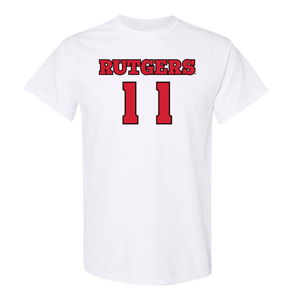 Rutgers - NCAA Football : Malachi Davis - Sports Shersey T-Shirt-0
