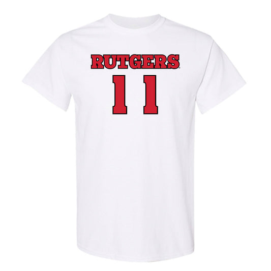 Rutgers - NCAA Football : Malachi Davis - Sports Shersey T-Shirt-0