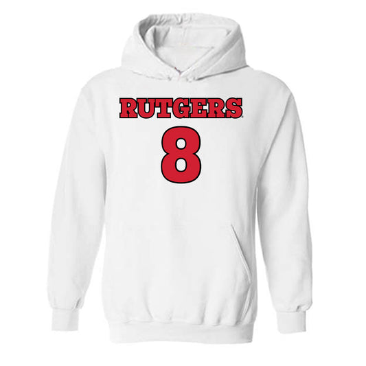 Rutgers - NCAA Football : Wydeek Collier - Sports Shersey Hooded Sweatshirt-0