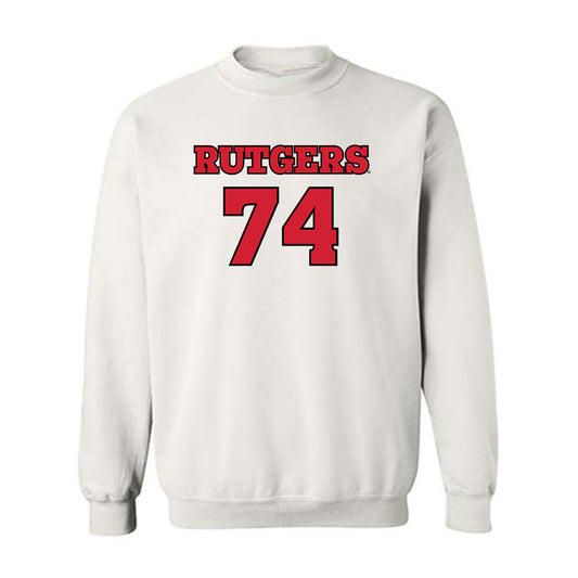 Rutgers - NCAA Football : Moshood Giwa - Sports Shersey Crewneck Sweatshirt-0