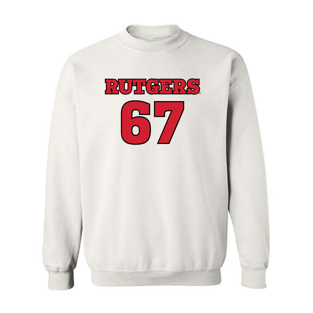 Rutgers - NCAA Football : Christopher Vigna - Sports Shersey Crewneck Sweatshirt-0