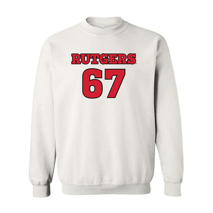 Rutgers - NCAA Football : Christopher Vigna - Sports Shersey Crewneck Sweatshirt-0
