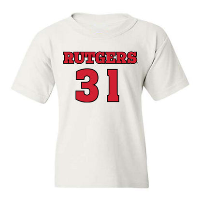 Rutgers - NCAA Football : Sebastian Cruz - Sports Shersey Youth T-Shirt-0