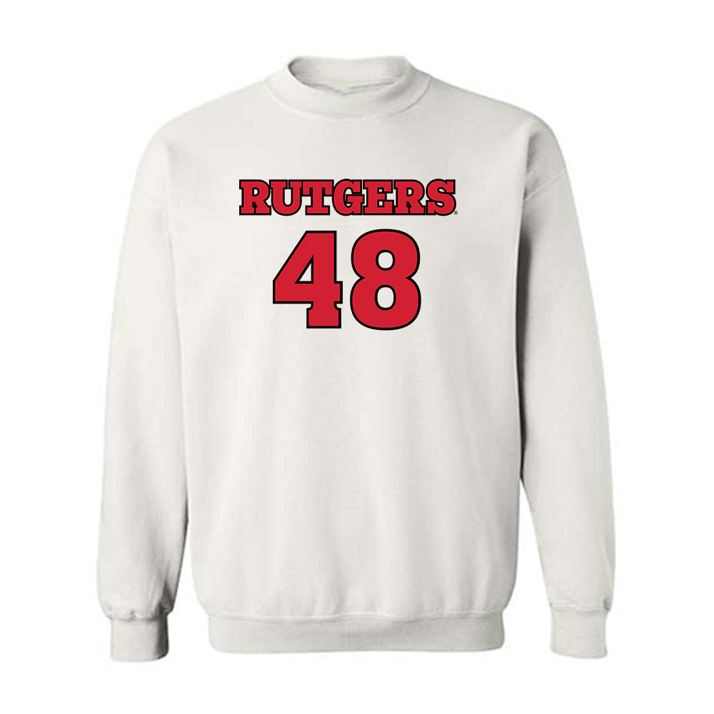 Rutgers - NCAA Football : Raedyn Bruens - Sports Shersey Crewneck Sweatshirt-0