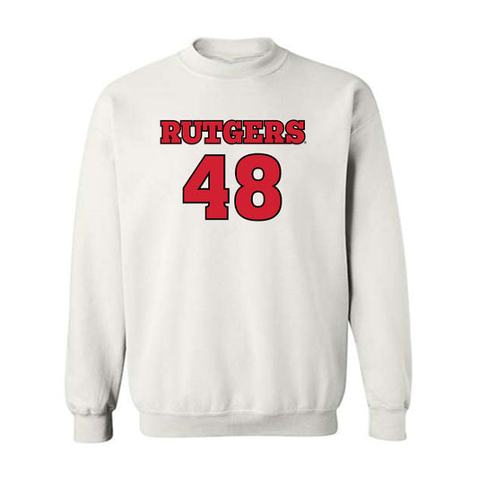 Rutgers - NCAA Football : Raedyn Bruens - Sports Shersey Crewneck Sweatshirt-0
