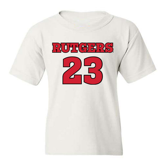 Rutgers - NCAA Football : Isaiah Deloatch - Sports Shersey Youth T-Shirt-0
