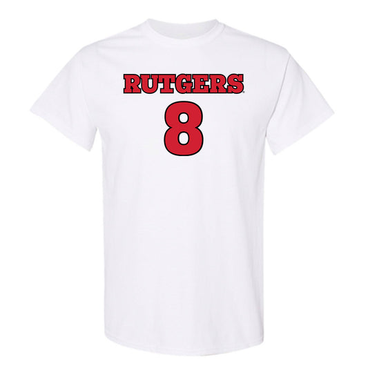 Rutgers - NCAA Football : Wydeek Collier - Sports Shersey T-Shirt-0