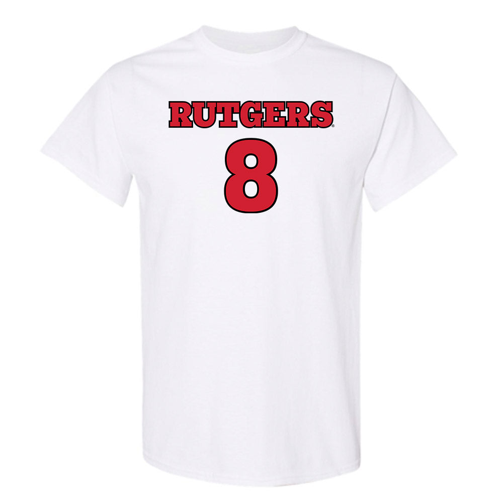 Rutgers - NCAA Football : Wydeek Collier-Johnson - Sports Shersey T-Shirt-0
