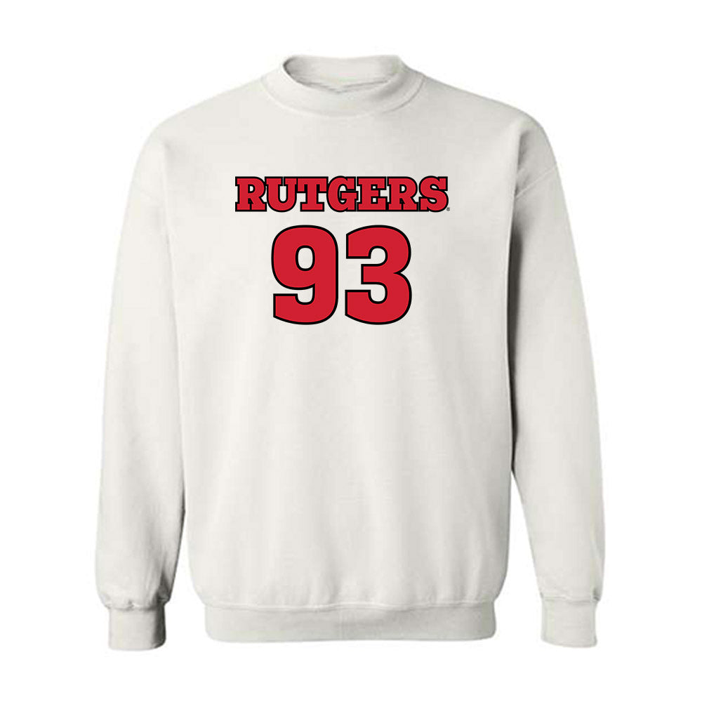 Rutgers - NCAA Football : Reece Beck - Sports Shersey Crewneck Sweatshirt-0